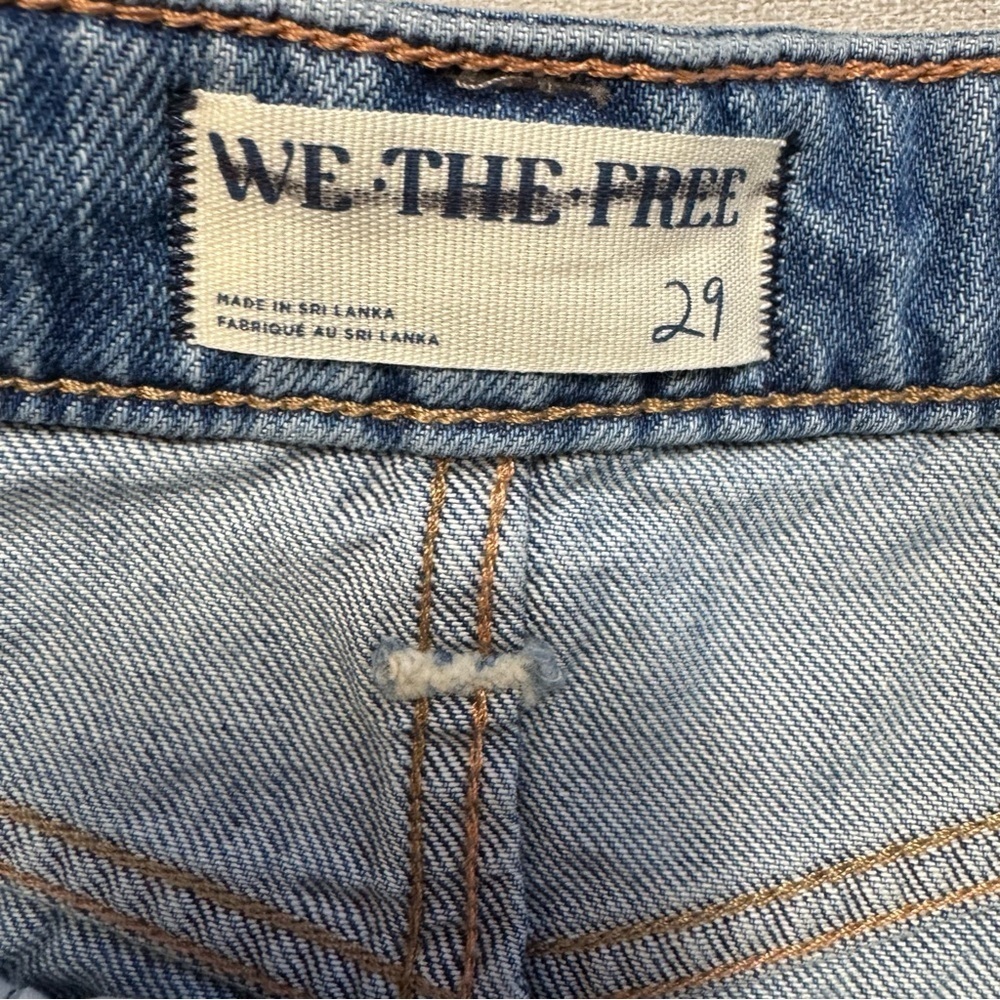 NWT New Free People We The Free Chani Denim Maxi Skirt Size 29 - Picture 8 of 8